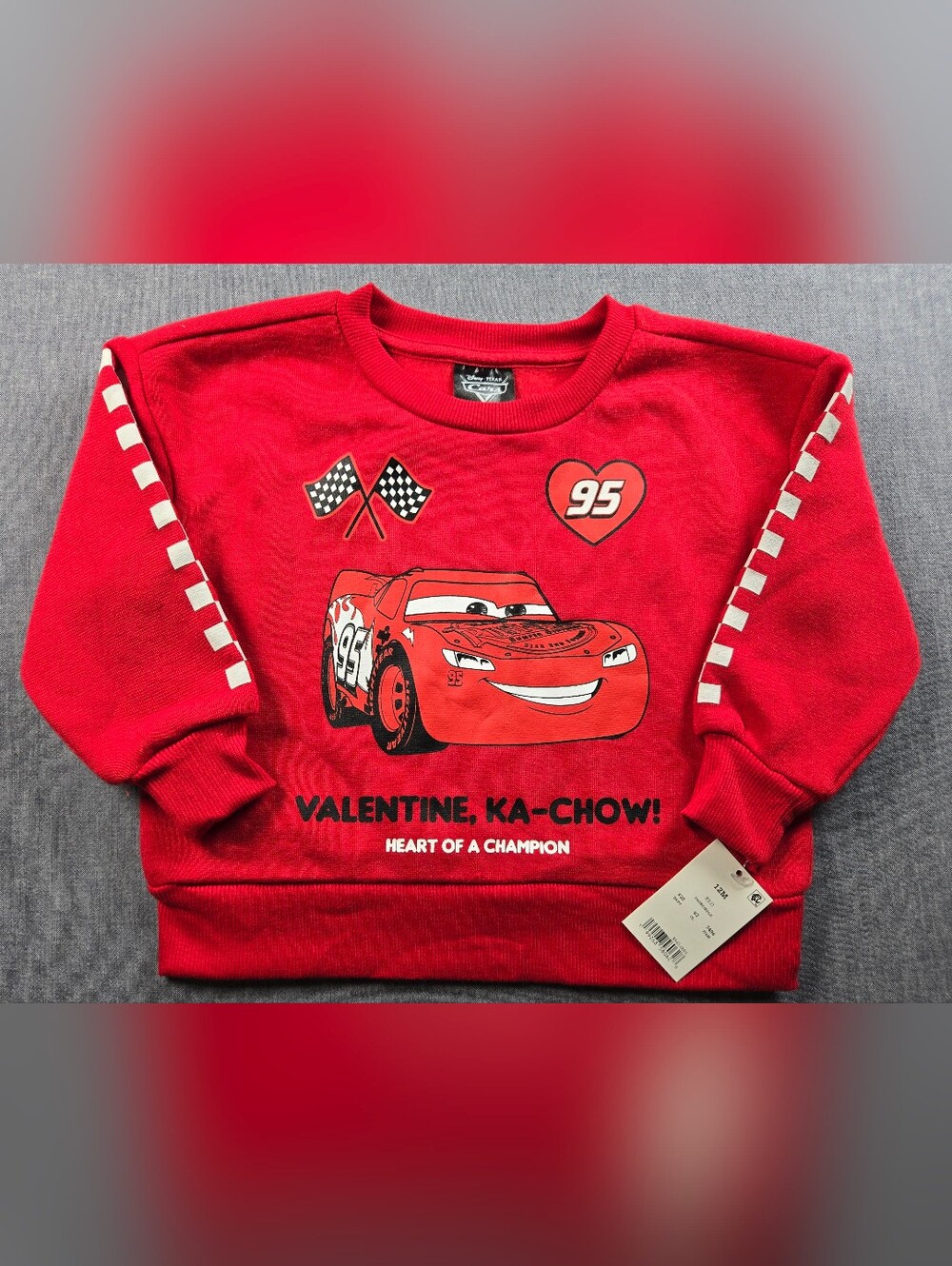 Disney Red Lightning McQueen Kids Sweatshirt
